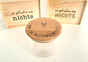 Vorratsgläschen für eine Klitzekleinigkeit